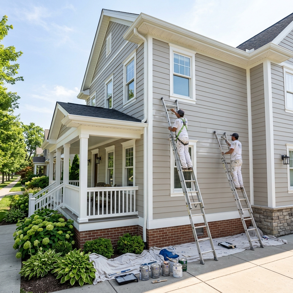 Exterior painting in San Jose by Silicon Prime Painting